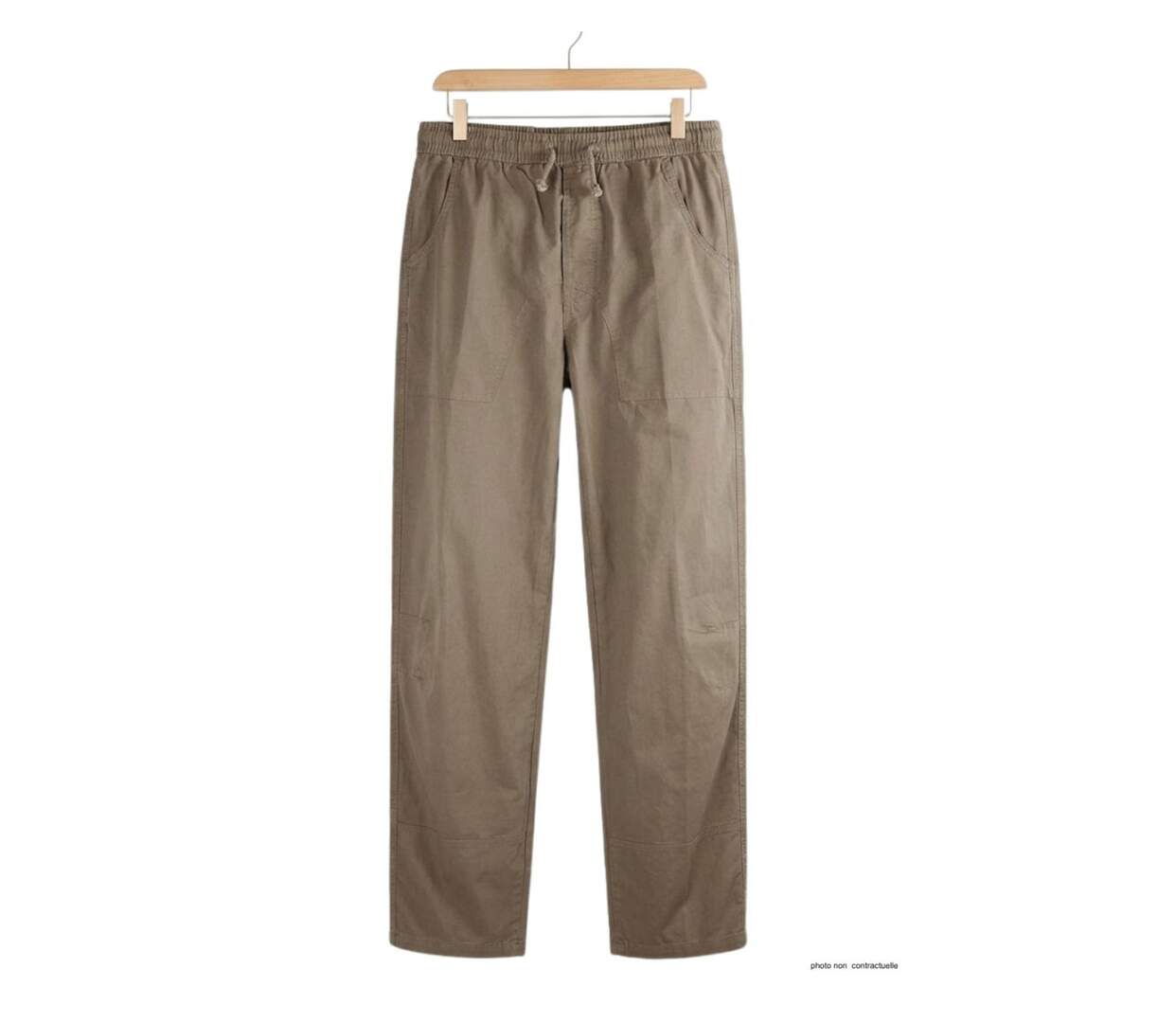 Pantalon ceinture élastiquée K0084B-2