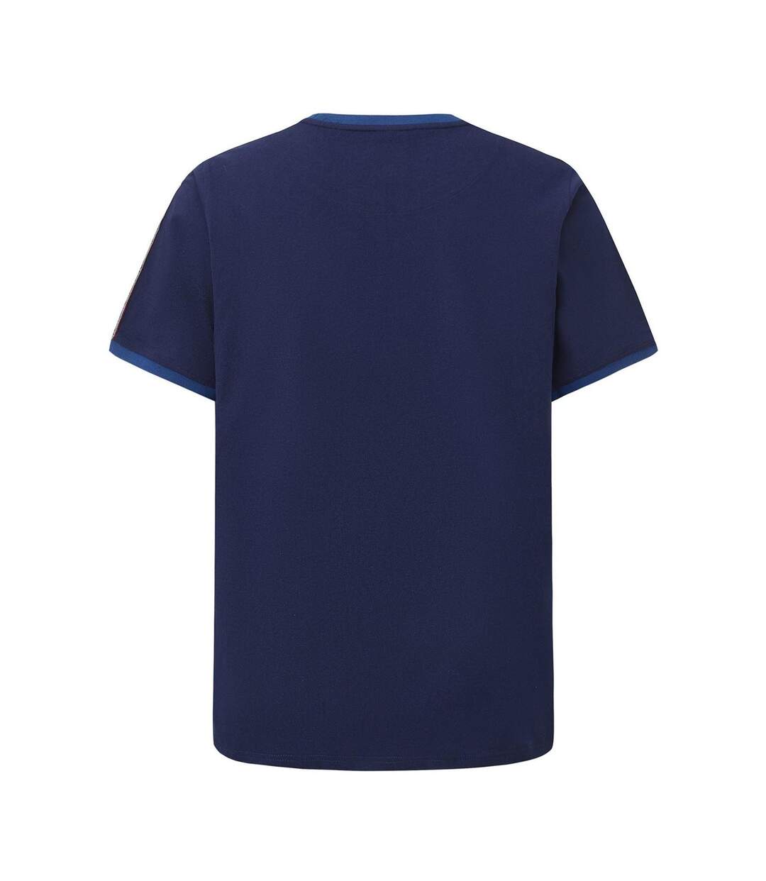 Mens Paisley Logo T-shirt Navy Pretty Green-2
