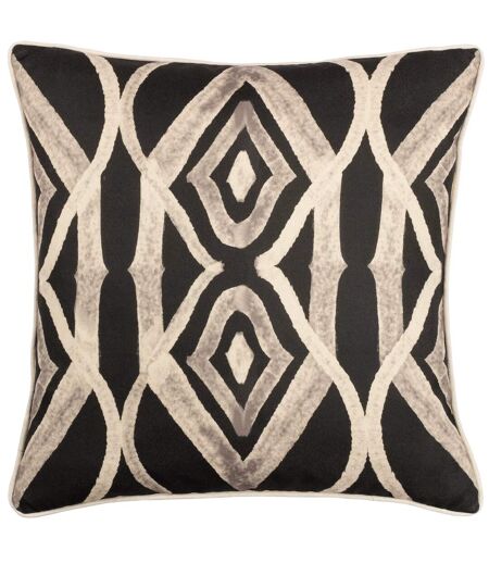 Cape ikat reversible cushion cover 50cm x 50cm black Wylder