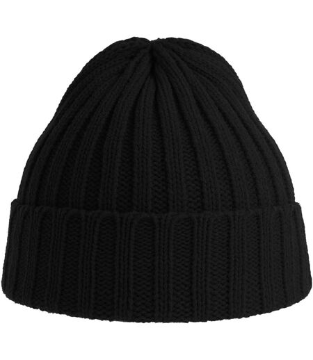 Atlantis Unisex Adult Shore Chunky Recycled Beanie (Black) - UTAB616