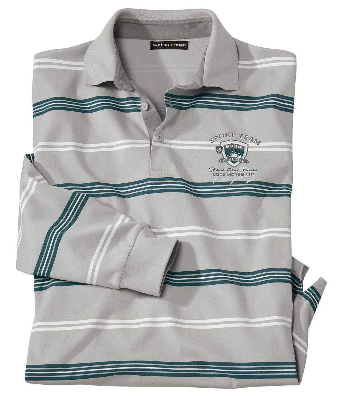 Gestreiftes Poloshirt Sport Team Atlas For Men