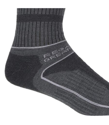 Chaussettes pour bottes samaris season femme gris / gris clair Regatta