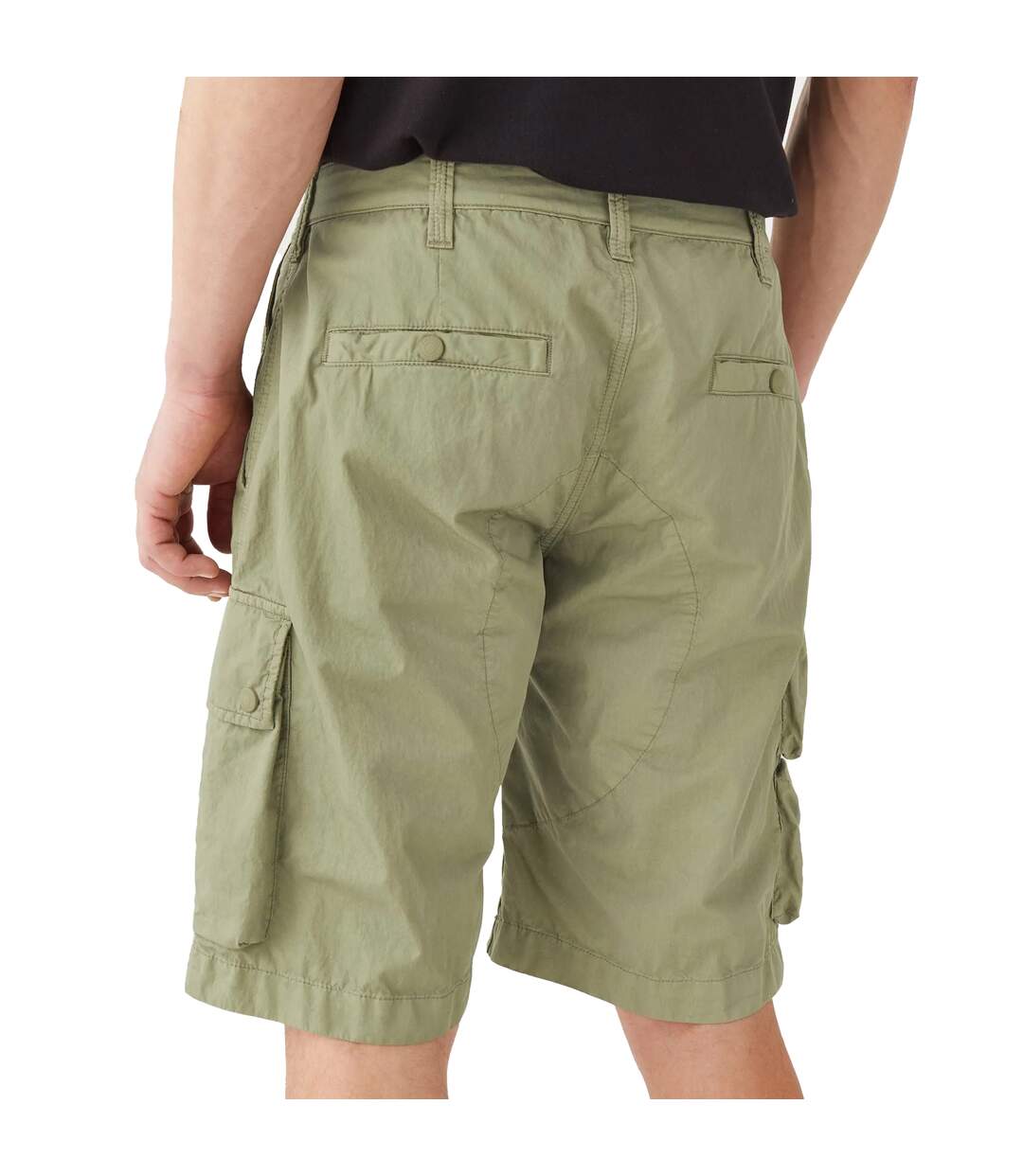 Short À Poches Hacker Homme Vert Belstaff-3