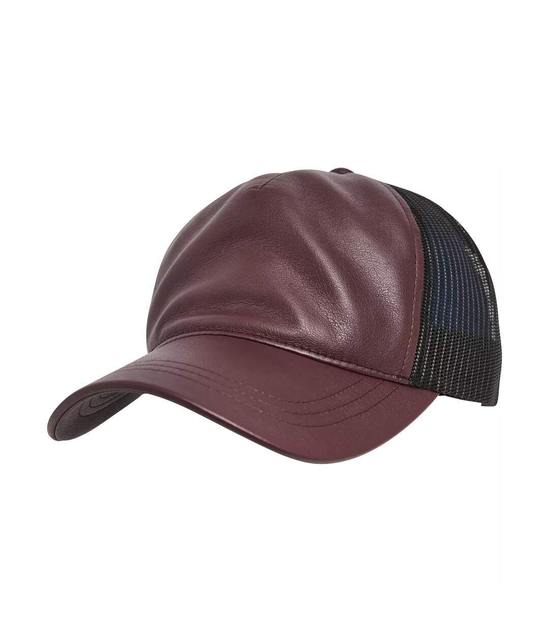 Casquette trucker adulte pourpre / noir Flexfit-1