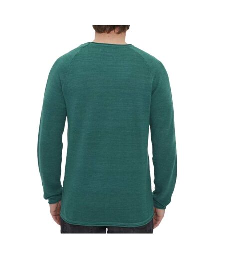 Pull vert foncé homme jack & jones knit crew