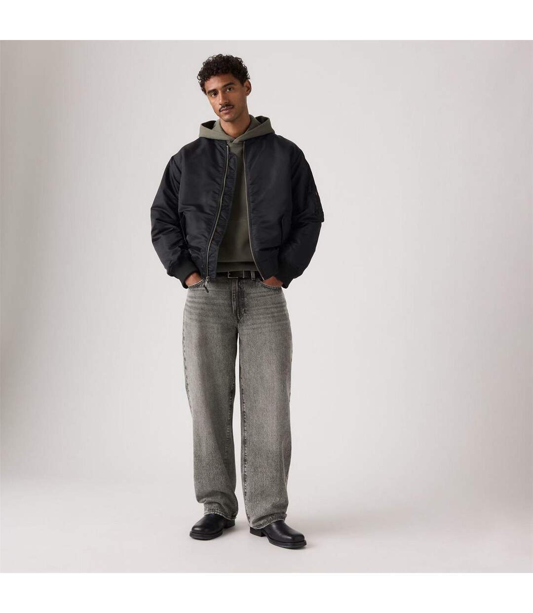Jean Homme Gris Levis-4
