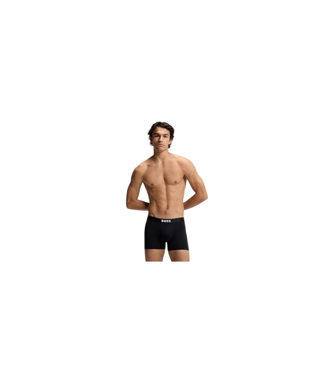 Lot De 3  Boxers Homme Noir Boss-1