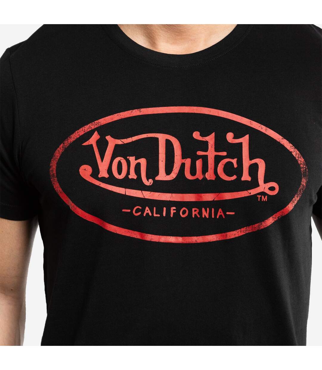 T-shirt col rond en coton homme Logo Vondutch-2