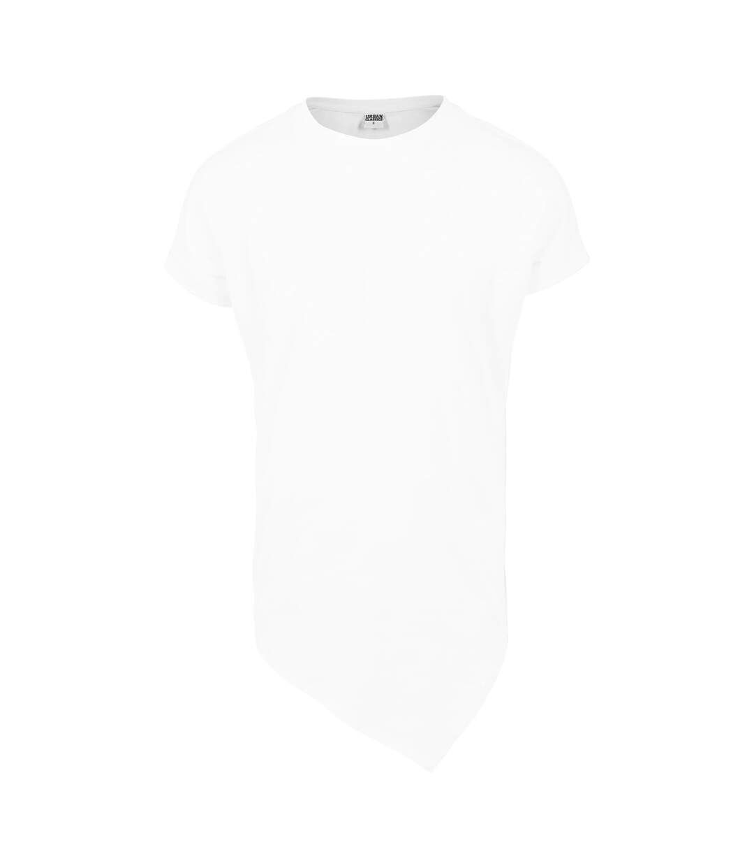 T-shirt Motif/style Asymétrique Homme Blanc Urban Classics-1