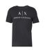 Mens Logo T-shirt Navy Armani Exchange-1