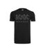 Mens Back In Black Ac/dc T-shirt Noir MerchCode-2