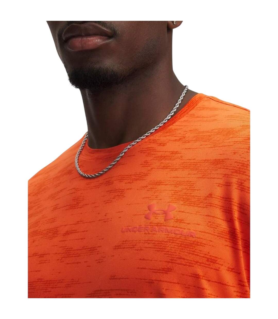 Mens Vanish Crew Neck T-shirt Orange Under Armour-3
