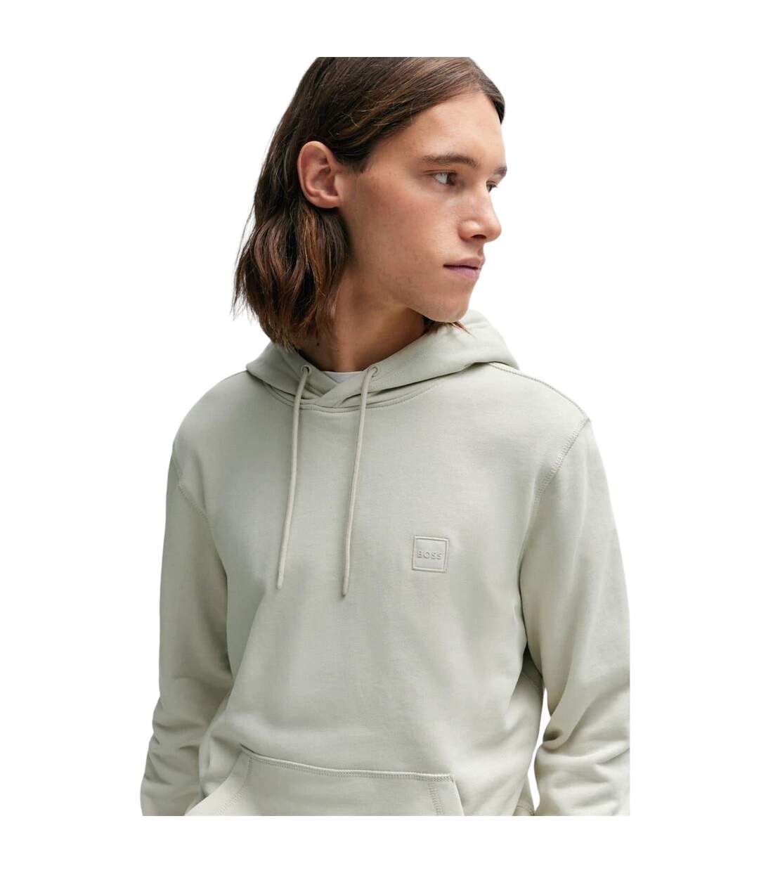 Sweat À Capuche Wetalk Homme Beige Clair Boss-4