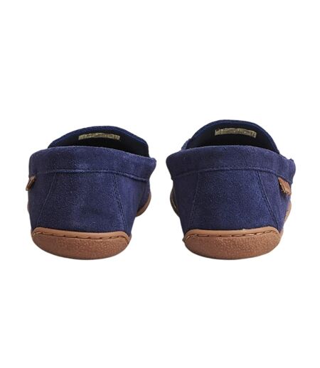 Chaussons Mocassins Brenan Homme Bleu Marine Rouge Ralph Lauren