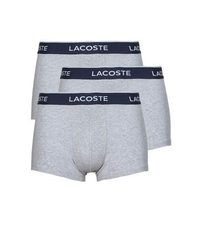 X3 boxers gris homme lacoste court - m