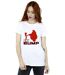 Disney - T-shirt BIG HERO BAYMAX FIST BUMP CUTOUT - Femme (Blanc) - UTBI15717-2