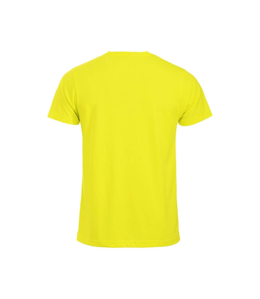 Mens classic t-shirt visibility yellow Clique