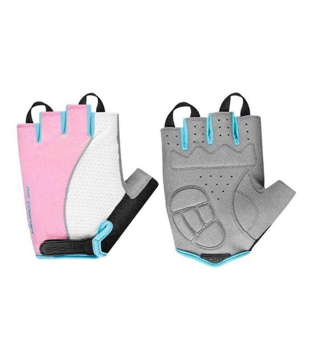 Gants De Cyclisme Piacenza Femme Blanc Rose Spokey-3