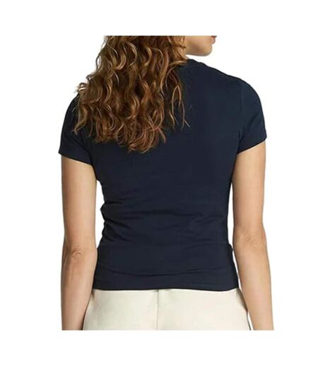 T-shirt marine femme tommy hilfiger night navy - l
