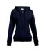 Veste À Capuche 80/20 Femme Bleu Marine Promodoro-1
