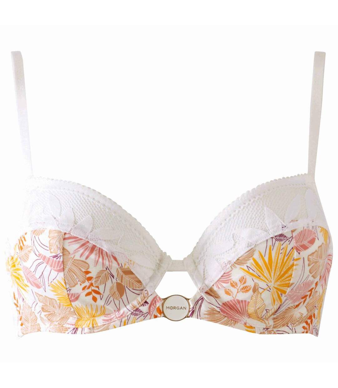 Soutien-gorge ampliforme coque moulée ivoire Anais-1