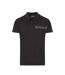 Polo Homme Noir Unlike Humans-2