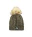 Animal Womens/Ladies Becky Recycled Winter Hat (Light Khaki)