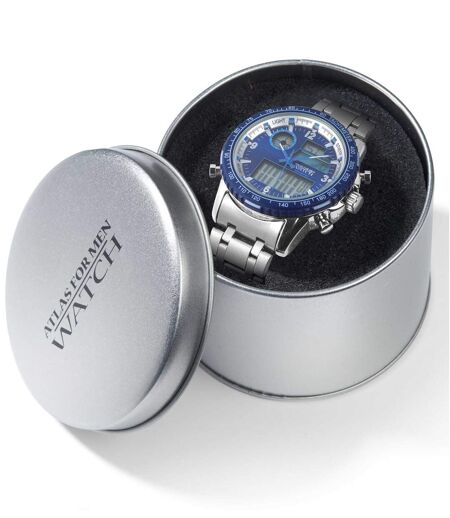 Analogowo-cyfrowy zegarek z chronometrem    +     2 wymienne bransolety