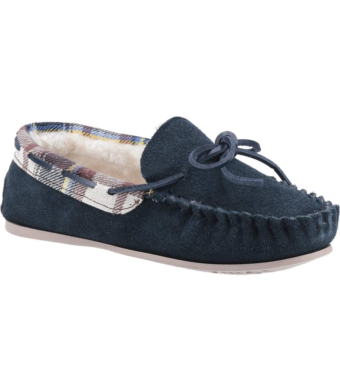 Kilkenny chaussons bateau femme bleu marine Cotswold-1