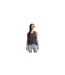 Womens/ladies Circle Logo Relaxed Fit Tank Top Black Heather Marl Pearl Izumi-1