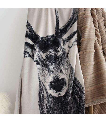 Plaid imprimé cerf Epicéa