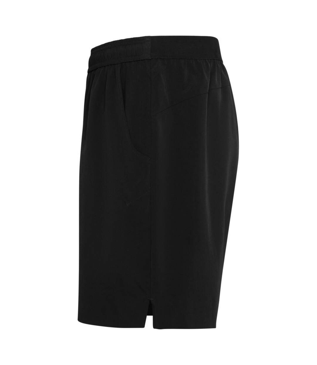 Unisex adult murray shorts solid black Roly-3