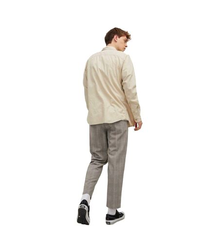 Mens Billcapri Plaid Tapered Chinos Crockery Jack And Jones