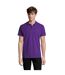 Polo Spring Homme Violet Foncé SOLS-1