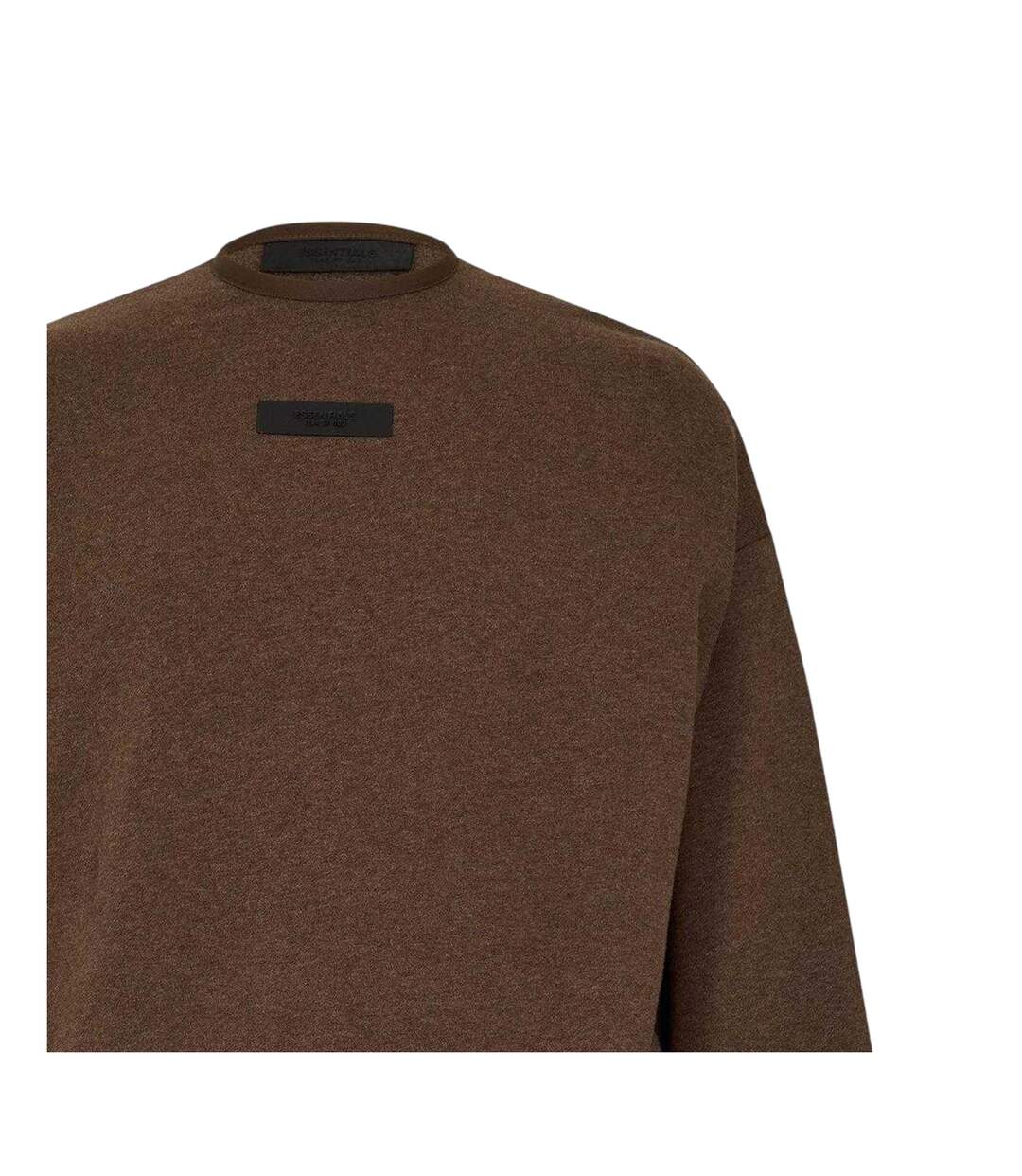 Mens Crew Neck Sweatshirt Brown Fear Of God Essentials-4