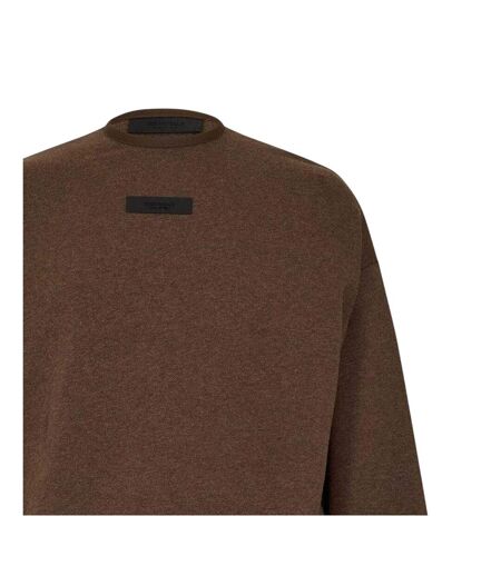 Mens Crew Neck Sweatshirt Brown Fear Of God Essentials