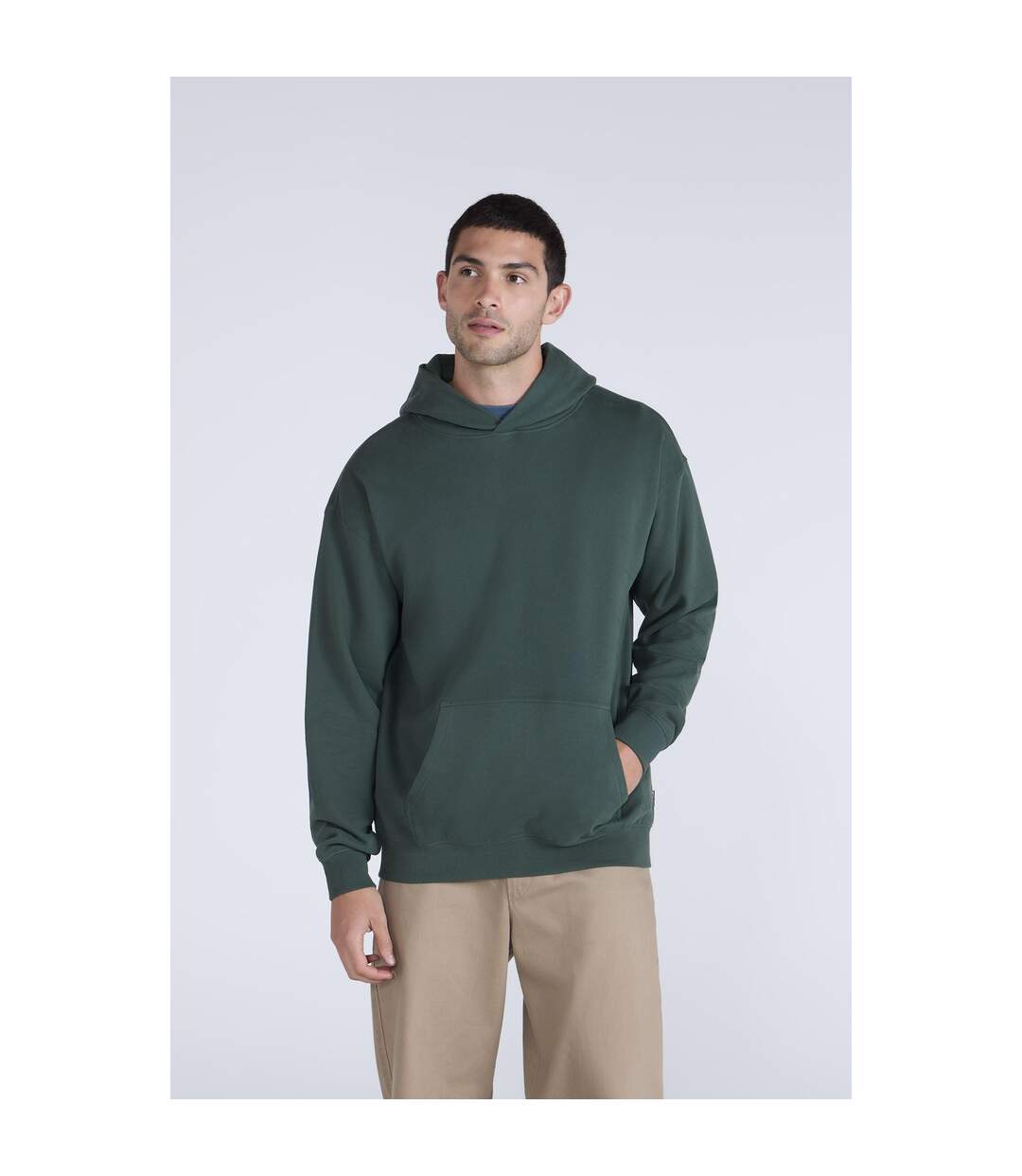 Sweat À Capuche Icon Homme Vert Animal-1