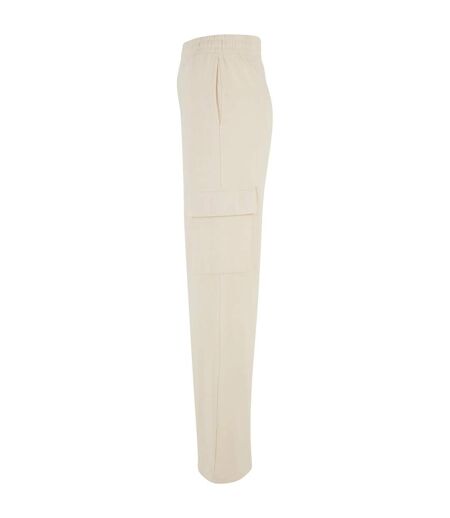 Womens/ladies Lightweight Baggy Sweatpants White Sand Urban Classics