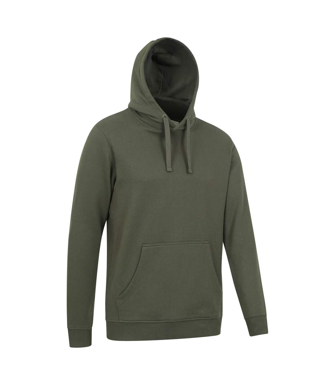 Mens Dorset Plain Hoodie Khaki Green Mountain Warehouse-3