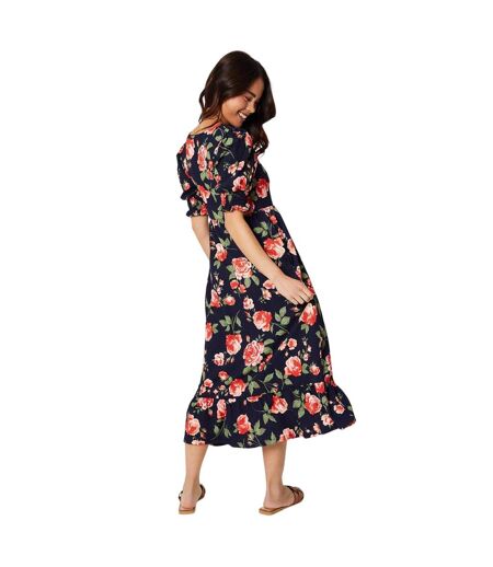 Robe mi-longue femme bleu marine Dorothy Perkins