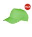 Lot de 2  casquettes boston adulte vert citron Result-1