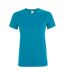 SOLS Womens/Ladies Regent Short Sleeve T-Shirt (Aqua) - UTPC2792