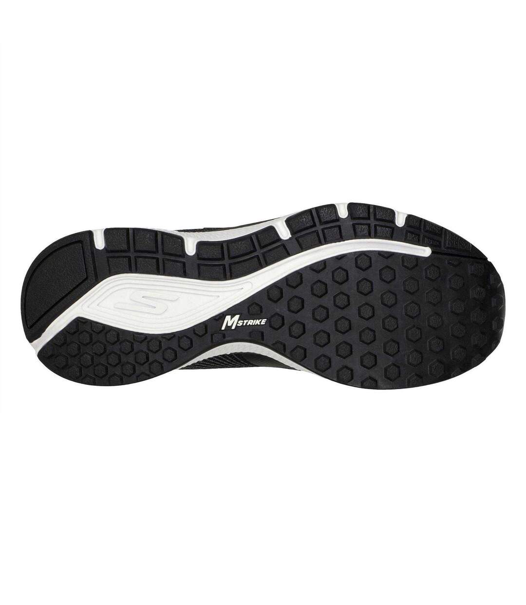 Baskets Gorun Consistent Femme Noir Argenté Skechers-4