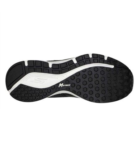 Baskets Gorun Consistent Femme Noir Argenté Skechers