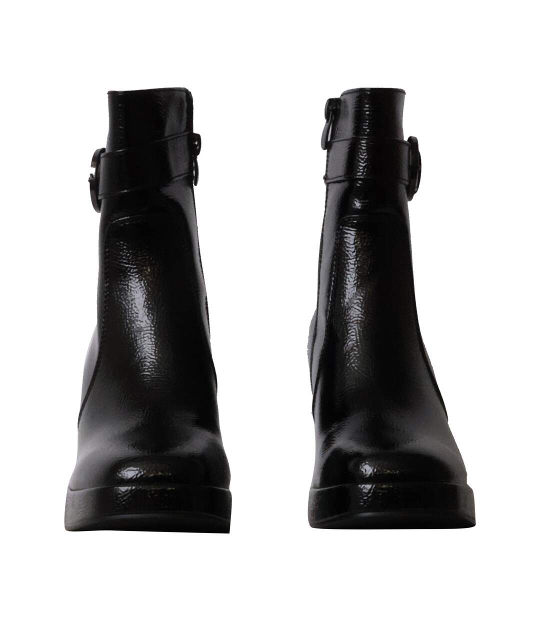 Bottines à Talon et Zip Super Mode-5