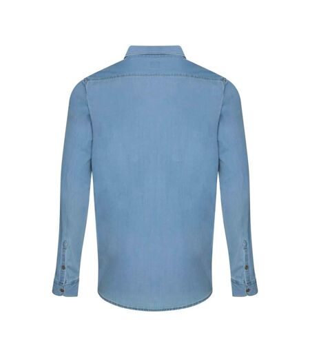 AWDis So Denim Mens Jack Denim Shirt (Light Blue) - UTRW6177