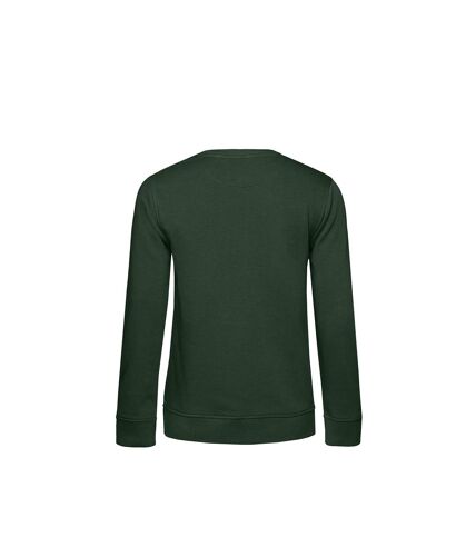 B&C Womens/Ladies Organic Sweatshirt (Forest Green) - UTBC4721