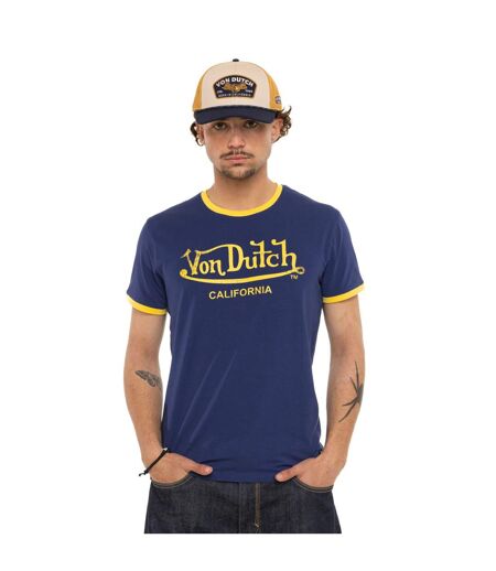 T-shirt  homme en coton stretch col rond avec print devant Blast Vondutch