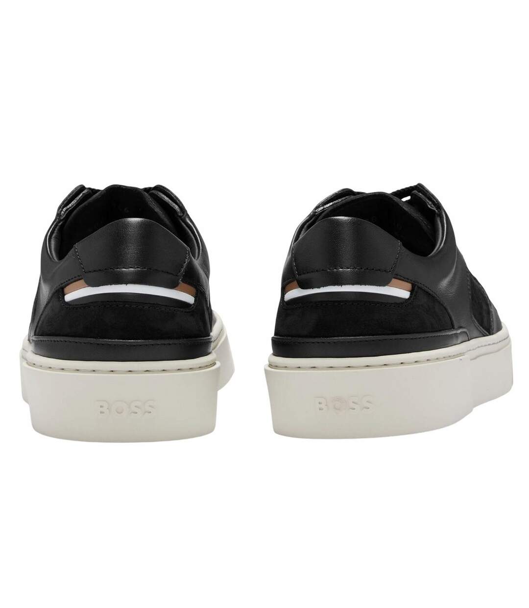 Chaussures De Tennis Gary Homme Noir Blanc Boss-2