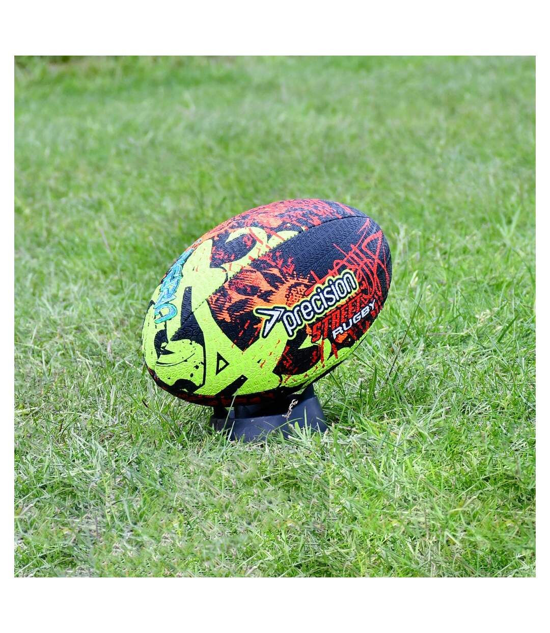 Ballon De Rugby Street Mania Taille 5 Multicolore Precision-3